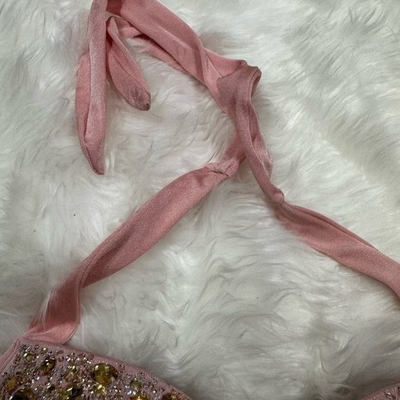 Rare Discontinued Crystal Pink Bombshell Victorias Secret Swim top - Picture 6 of 14